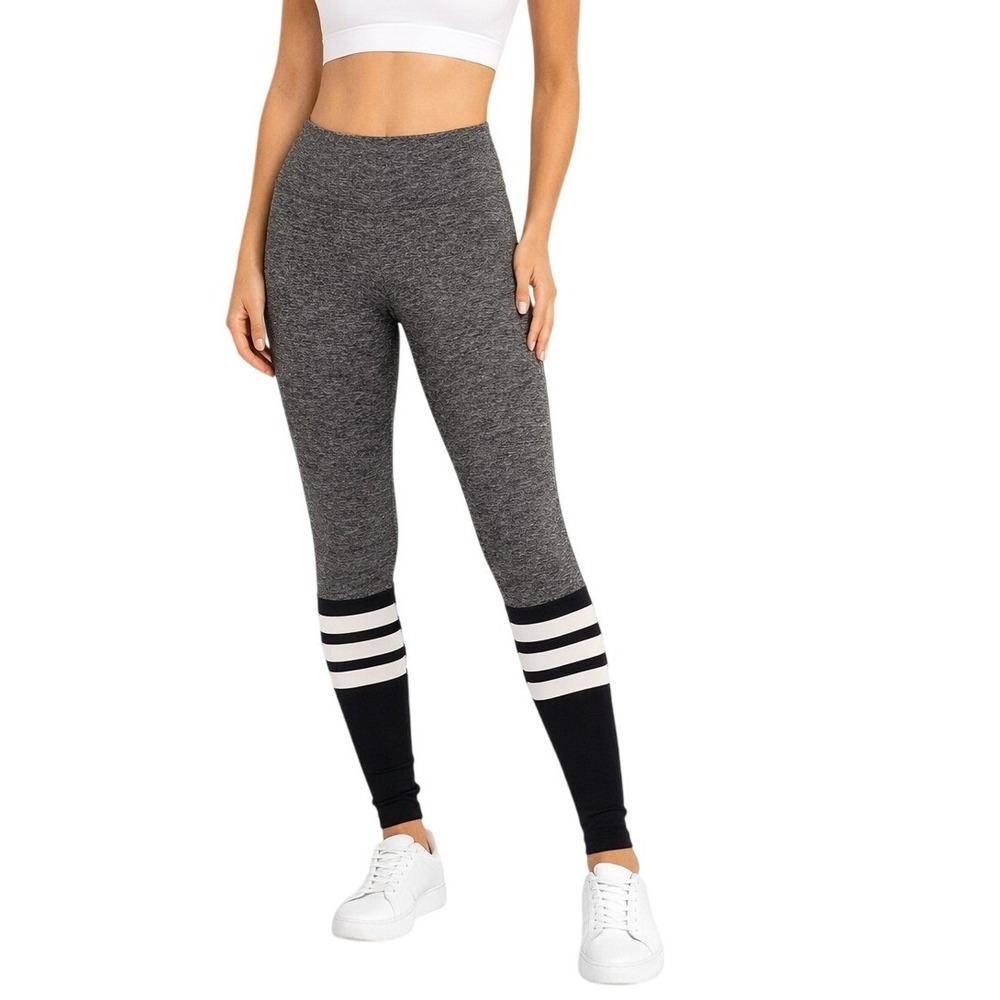 Bombshell Sportswear Heather‎ Grey OG Sock Leggings Sz. Medium